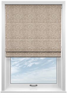 William Morris At Home Marigold, Woven Linen - Twist&Fit Roman Blind